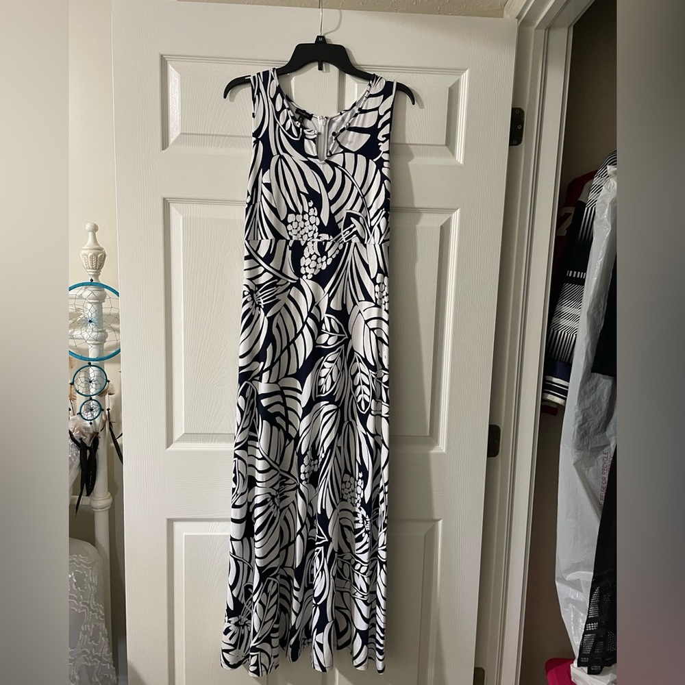 Talbots Tropical sleeveless dress